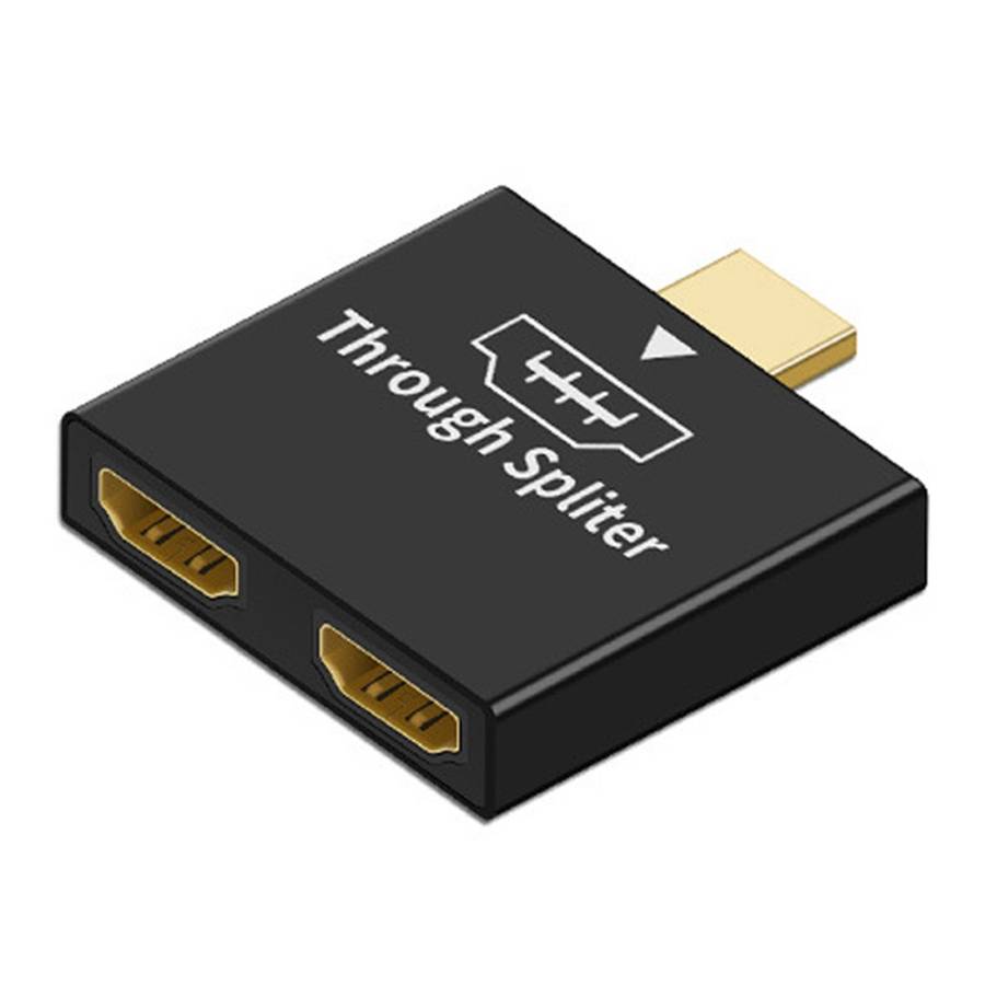 HDMI Male to Dual HDMI Female 1 to 2 Way Splitter Adapter for HD TV Hot DH Xbox Blueray DVD Players