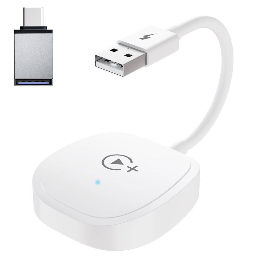 020-7+ Wireless Video / Car Play Adapter Car System Wired to Wireless Car Player Supports YouTube /