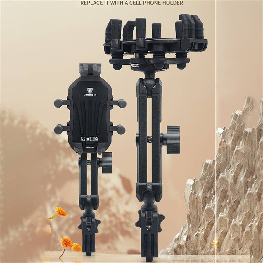 WUPP CS-2001A1 Motorcycle Camera Mount Holder Motorbike Handlebar Bracket for Gopro