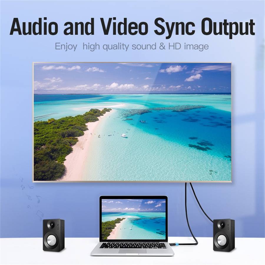 VENTION AAGBG AAG Series 1.5m HDMI Cable 4K PVC Display Cord for TV Monitor Laptop Xbox