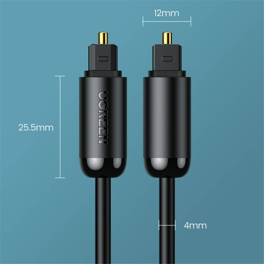 UGREEN 1.5m For Xbox 360 Soundbar Speaker Amplifier Toslink Digital Fiber Optical Audio Cable SPDIF