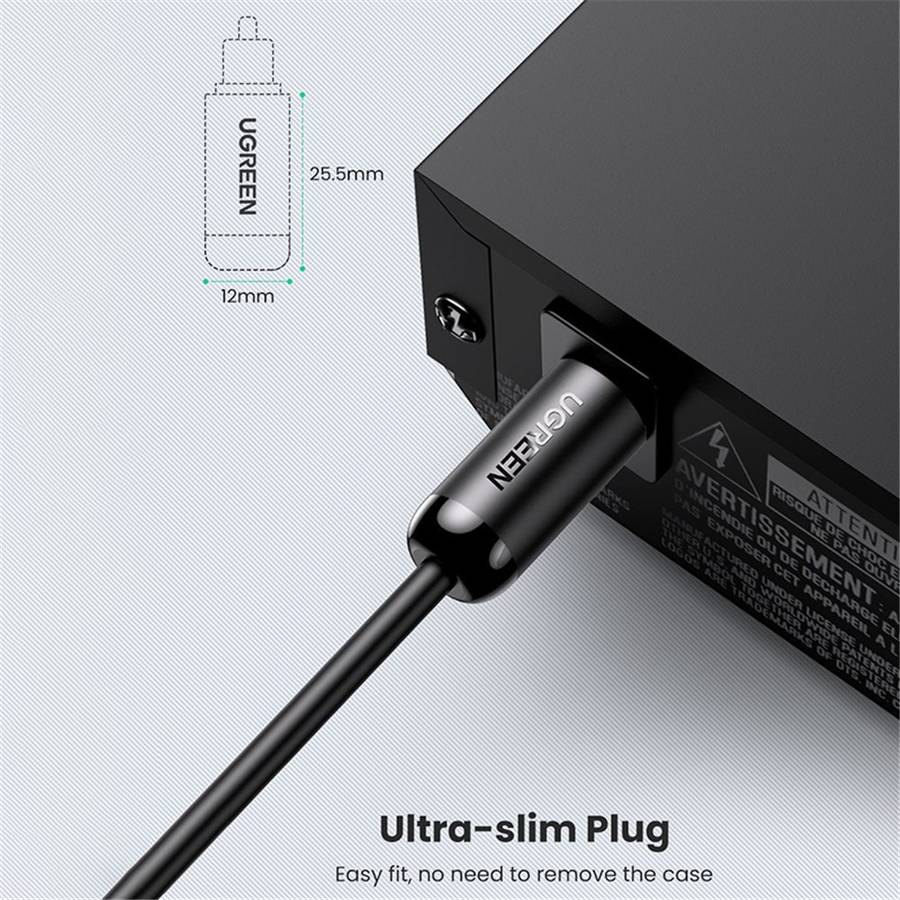 UGREEN 1m Toslink Digital Fiber Optical Audio Cable for Xbox 360 Soundbar Speaker Amplifier