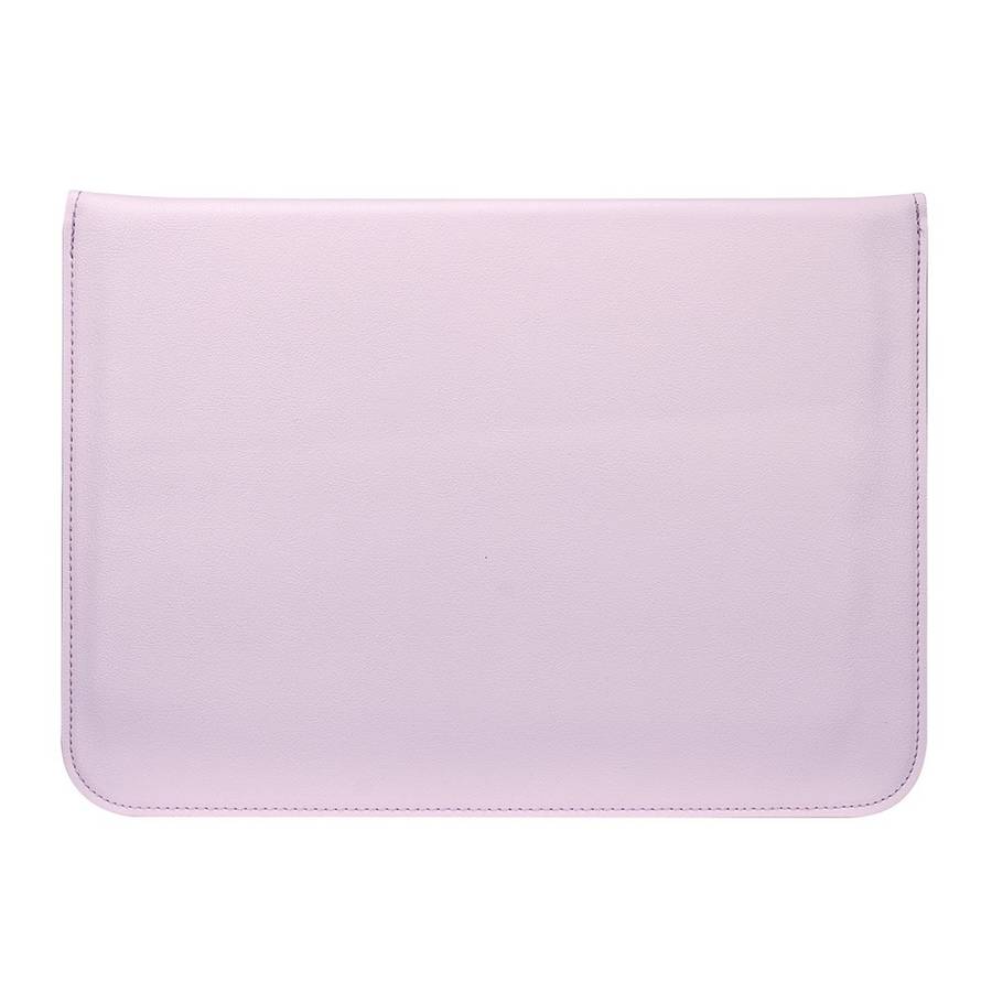 Envelop Style Leather Sleeve Pouch for Apple MacBook 12-inch / Air 11.6-inch - Pink