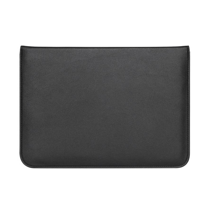 Envelop Style PU Leather Laptop Bag Sleeve Pouch for MacBook Air 13.3-inch/iPad Pro 12.9 - Black