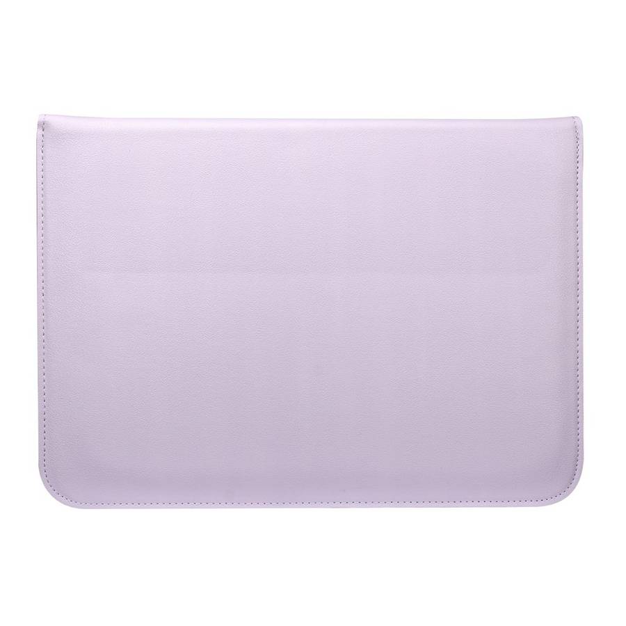 Envelop Style PU Leather Laptop Bag Sleeve Pouch for MacBook Air 13.3-inch / iPad Pro 12.9 - Light P