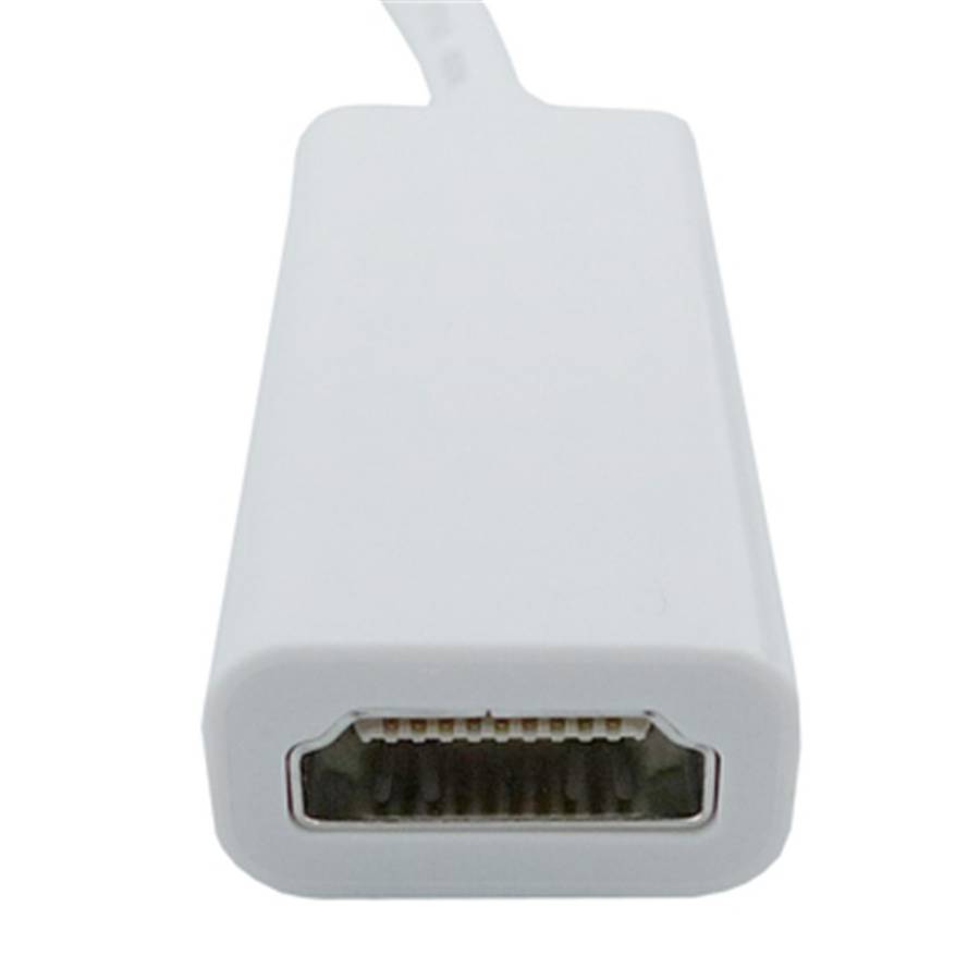 Thunderbolt Port to HDMI Female Adapter Cable for Apple Macbook, Macbook Pro, iMac, Macbook Air, Mac