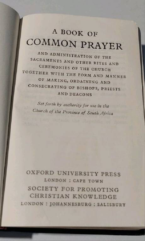A Book of Common Prayer South Africa