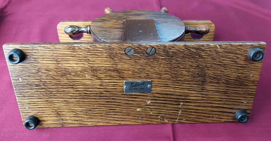 Vintage  6 wooden tobacco pipe holder made by Tallent of Old Bond Street London