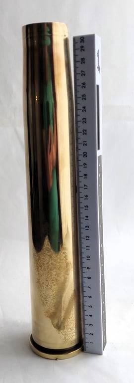 Brass Artillery Shell Casing- 40 mm Mark 4 -1965