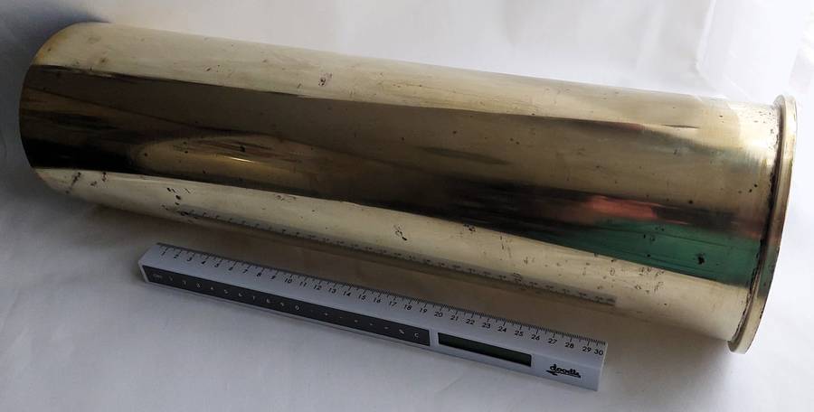 Brass Artillery Shell Casing - 20 Pounder Mark 2 -1965