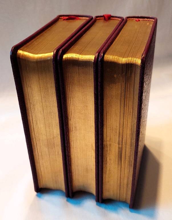 The Library of Catholic Devotion - A Box set of 3 Books - Leather bound