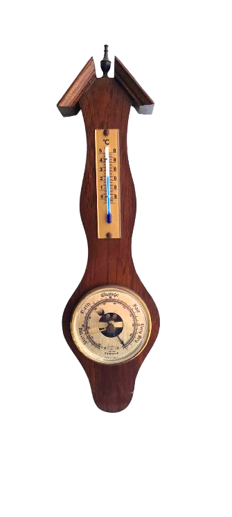 Small Barometer with a thermometer made by Barostar