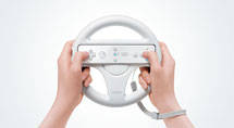 Play with the Wii Wheel or one of a range of other controller options