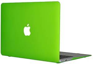 Topideal Matte Silky-Smooth Satins Touch Hard Shell Case Cover for 13-MacBook Air 13.3 (Deep Green)