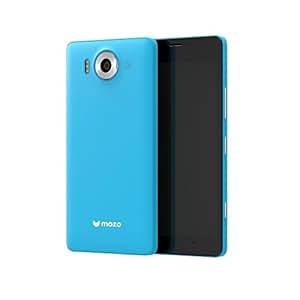 Mozo Qi Wireless Charging Back Cover Case with NFC for Microsoft Lumia 950 - Blue