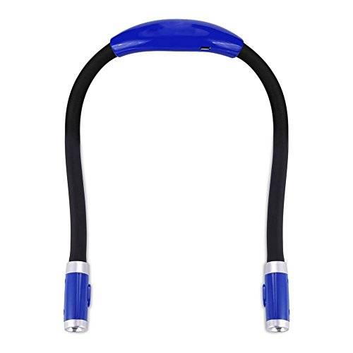 Topnma Neck Book Light LED Reading Lamp Rechargeable; Hands Free; Best for Bed R
