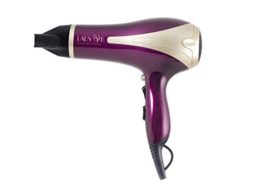 Beper Ionic Tourmaline Hair Dryer, Violet