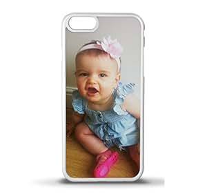 Rubber PERSONALISED CUSTOM PRINTED PHOTO PICTURE White iPhone 6/6s Rubber Silicone hard back