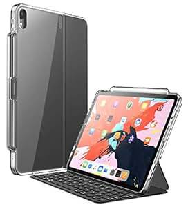 iPad Pro 12.9 Case 2018 i-Blason Compatible Official Smart Cover Smart Keyboard (Clear)