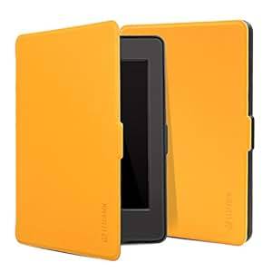 Kindle Paperwhite Case Leafbook Premium Thinnest and Lightest Leather Cover with Auto Wake/Sleep