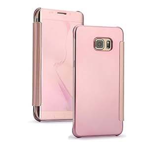Samsung Galaxy S7 Edge Case, XMTIKO Mirror Clear View Window Flip Case For Samsung Galaxy S7 Edge (