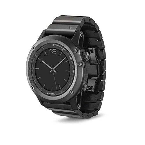 Dreaman 2016 Metal Stainless Steel Watch Wrist Band Strap for Garmin Fenix 3/HR Black