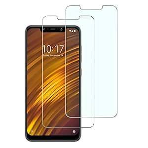 Widamin 2Pack Screen Protector Compatible Xiaomi POCOPHONE F1 Tempered Glass S (Pocophone-2pcs)