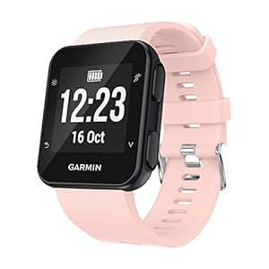 Gosuper Garmin Newest Soft Silicone Sport Replacement Strap Garmin Forerunner 35
