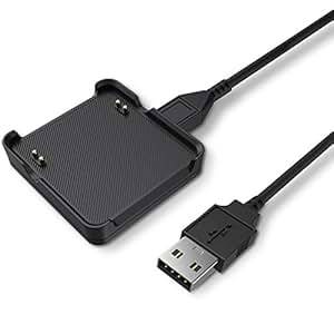 TUSITA Charger Garmin Vivoactive Smartwatch USB Charging Cable Clip Cradle 100cm Fitness Tracker