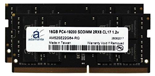 Adamanta 32GB (2x16GB) Laptop Memory Upgrade for Dell Alienware; Inspiron; Preci