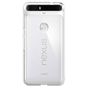 Nexus 6P Case, Spigen [Ultra Hybrid] AIR CUSHION [Crystal Clear] Clear back panel TPU bumper for