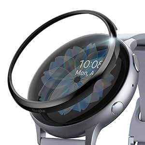 Ringke Bezel Styling Galaxy Watch Active 2 40mm Bezel Ring Adhesiv (Glossy Black (GW-A2-40-03))