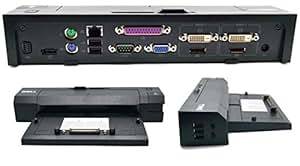 Dell E-series E4200, E4300, E4310, E4320, E5250, E5400, E5410, E5420, E5430, E5440, E5500, E5510, E5520, E5530, E5540, E6220, E6230, E6320, E6330, E6400 (ATG, XFR), E6410 (ATG), E6420 (ATG, XFR), E6430 (ATG), E6430s, E6440, E6500, E6510, E6540, E6520, E6530, E7240, E7250, E7440, E7450, ST, XT3 / Dell Precision M2400, M4400, M4500, M4600, M4700, M6400, M6500, M6600, M6700 Laptop Docking Station Port Replicator PR02X CY640 HJVX1 USB 2.0