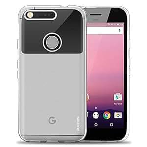 Google Pixel Case, PULESEN Google Pixel Case Cover [Crystal Clear] Ultra Slim / Scratch Resistant