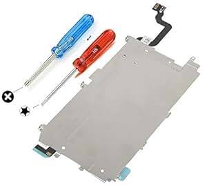 MMOBIEL LCD Metal Back Plate for iPhone 6 with Heat Shield Incl Pre-Installed Homebutton Extend Conn