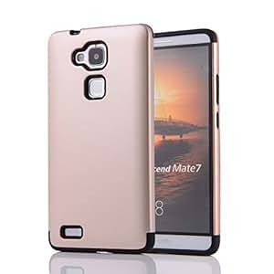 Skitic Hybrid Armor Case for Huawei Mate 7, Heavy Duty Full Body Dual Layer Sleek Design Soft TPU B