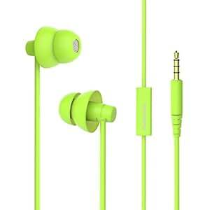 MAXROCK Unique Soft Silicone Most Comfortable Sleeping Earbuds with Microphone Noise Cancelling Earp