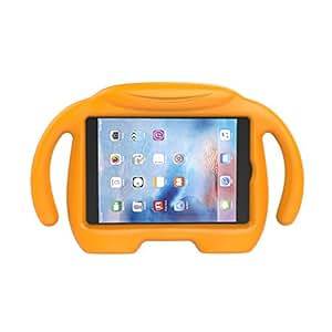 NICEKER Apple iPad Mini 1 2 3 4 5 Kids Case - Light Weight Shock Proof Handle 3D Stand Kids Friendly for iPad Mini, iPad Mini 5, iPad Mini 4, iPad Mini 3rd Generation, iPad Mini 2 Tablet - Orange