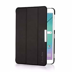 EasyAcc Samsung Galaxy Tab S2 8.0 Smart Shell Case - Ultra Slim Lightweight Stand Cover with Auto Sleep/Wake Feature for Samsung Galaxy Tab S2 Tablet T715N 20.31 cm (8 Zoll), Black