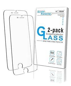 iPhone 8 Plus Screen Protector Yootech 2-Pack iPhone 8 Plus/7 Plus Tempered Glass Screen Protector O