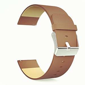 Kimilar Accessory Band for Fitbit Blaze, Leather Bands Bracelet Strap for Fitbit Blaze Smart Fitness Watch(Brown)