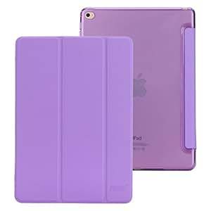 iPad Air 2 Case THZY iPad Air 2 Smart CoverTransparent Back Cover Apple iPad Ai (Fragrant Lavender)