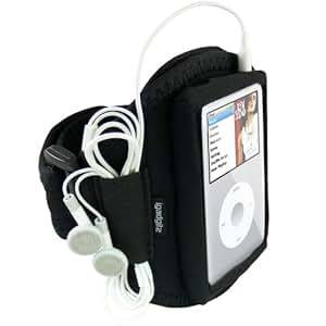 iGadgitz Water Resistant Neoprene Sports Gym Jogging Armband for Apple iPod Classic 80gb 120gb & 1
