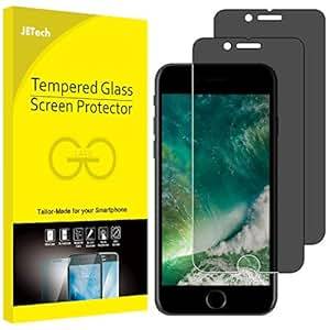 JETech Privacy Screen Protector iPhone 8 Plus iPhone 7 Plus Anti-Spy Tempered Glass Film 2-P