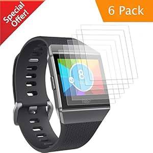 Fitbit Ionic Screen Protector 6 Pack CAVN Full Coverage Screen Protector Film for Fitbit Ionic Cryst