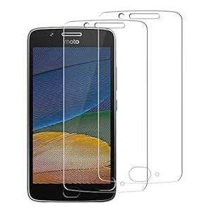 Moto G5 Screen Protector 2 Pack AILRINNI Ultra-Clear Temper (Tempered Glass for Lenovo Moto G5 (5in)