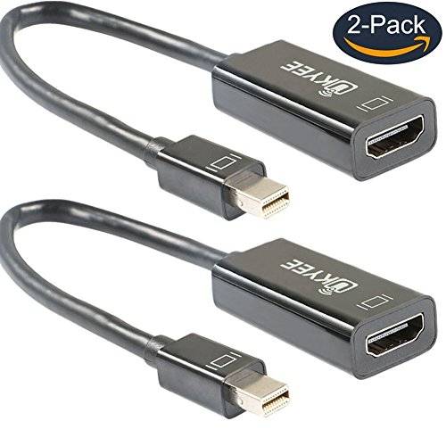 Mini Display Port to HDMI Adapter for Mac Mini;Macbook Air Pro; Surface Pro 3 4;