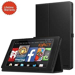 All New Fire HD 8 Tablet Case 2017 Zerhunt Slim PU Leather Tablet Case with Auto Wake/Sleep for Al