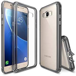 Galaxy J7 2016 Case, Ringke [FUSION] Shock Absorption TPU Bumper Drop Protection Clear Hard Case fo