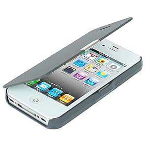 iPhone 4s Case iPhone 4 case MTRONX Magnetic Ultra Folio Flip Slim Leather Twill Case Cover Pouch